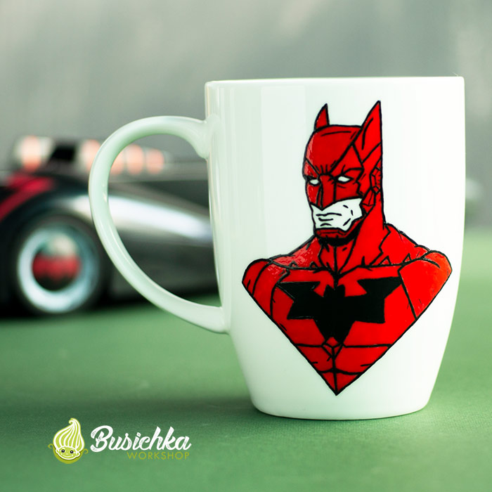 Чашка красный Бэтмен (Red Batman)
